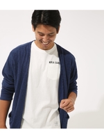 【AZUL BY MOUSSY】接結ソフトテンジクトッパーカーディ/NVY
