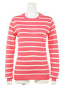 【BED＆BREAKFAST】Classic Striped Sweater クルーネック長袖/PINK MIX