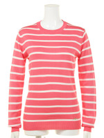 【BED＆BREAKFAST】Classic Striped Sweater クルーネック長袖/PINK MIX