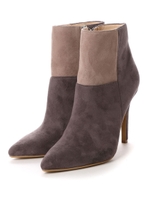 【EVOL】BABY PURE ポインテッドハイヒールショートブーツ BJ23261/ベージュコンビ