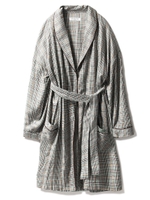 【GELATO PIQUE HOMME】チェックパジャマガウン/GRN