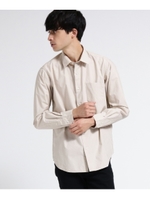 【MADE IN JAPAN】プレーンシャツ/ベージュ(052)