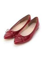 【STORY5月号掲載】エナメルフラットシューズ/ワインレッド(063)