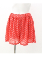 【Sandie anap】ペイズリー柄ショートパンツ【別売りSETUP】/レッド(025)