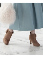 【Sweet12月号掲載】ミンクバックルブーティー/ベージュ(052)