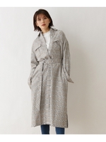 【WEB限定/洗える】ベルト付ワークシャツワンピース/ベージュ(152)