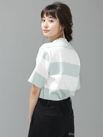 【WEB限定】太ボーダーTシャツ/ミント