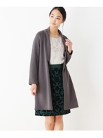 【WEB限定サイズ有り】ポンチショールカラージャケット/チャコールグレー(014)