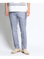 【洗える】CS_メランジクールドッツパンツ [ メンズ パンツ ]/ライトブルー(091)