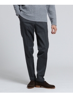 【美トラウザーズ】テーパードタイプ裏起毛パンツ[ メンズ ストレッチ ]/ブラック(019)