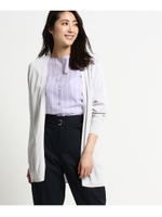 ◆【STORY5月号掲載】Vネックミドル丈カーディガン/ライトグレー(011)