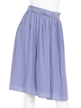 ねじりリボンフレアスカート/ラベンダー