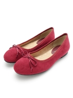 もちもちラウンドバレエシューズ/ボルドー(064)