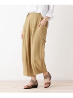 ゆるらくワイドパンツ/サンドベージュ(053)