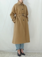 ウールコート/ブラウン