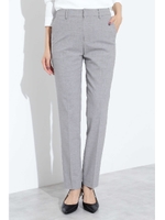 ウォッシャブルストレッチウールパンツ/ライトグレー(020)