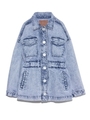 オーバーサイズデニムジャケット/BLU