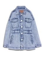 オーバーサイズデニムジャケット/BLU