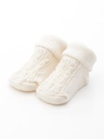 ケーブルカップソックス/アイボリ-