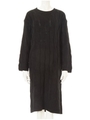 ケーブルニットワンピース/ブラック