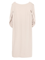 ケープスリーブワンピース/ベージュ