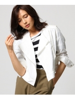 コットンレースライダースジャケット/ホワイト(001)