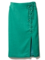 サイドレースアップタイトスカート/グリーン