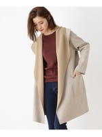 スエード調ボンディングコーディガン/ナチュラル(050)