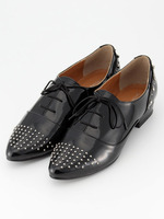 【mio　notis】スタッズポインテッドシューズ