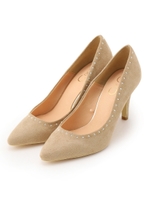 スタッズパンプス/ベージュ(052)