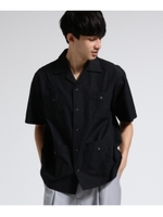 タイプライターキューバシャツ/ブラック(019)