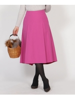 タックフレアタフタスカート/ラズベリーピンク(073)