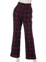 チェックパンツ/パープル