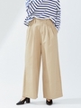 チノワイドパンツ/ベージュ