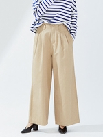 チノワイドパンツ/ベージュ