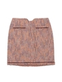 ツイード台形スカート/PNK