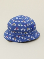 テテ起毛刺繍ハット/ネイビー