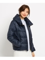 ナイロンショート丈ダウンコート/ネイビー(093)