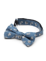 ネオンサインジャガード柄蝶ネクタイ [ メンズ ネクタイ ]/ライトブルー(991)