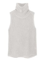 ノースリーブニット/GRY