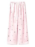 ハートサテンロングパンツ/PNK