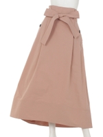 ハイウエストベルトスカート/YELLOW