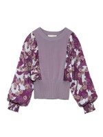 バラ柄トップス/PPL