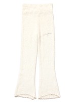 パワーストーンフェザーロングパンツ/OWHT