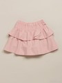 ビエラ起毛ショートパンツ付きスカート/ピンク
