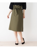 ピーチ　ストレートスカート/カーキ(027)