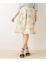 フラワープリントスカート/オフホワイト(103)