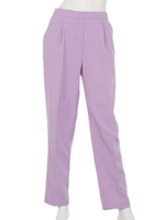 フロントタックテーパードパンツ/ライトパープル