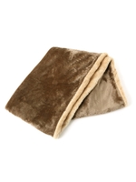 ベロア・ファーMIXスヌード/ベージュ(552)