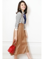 マーメイドジャンスカワンピース/キャメル